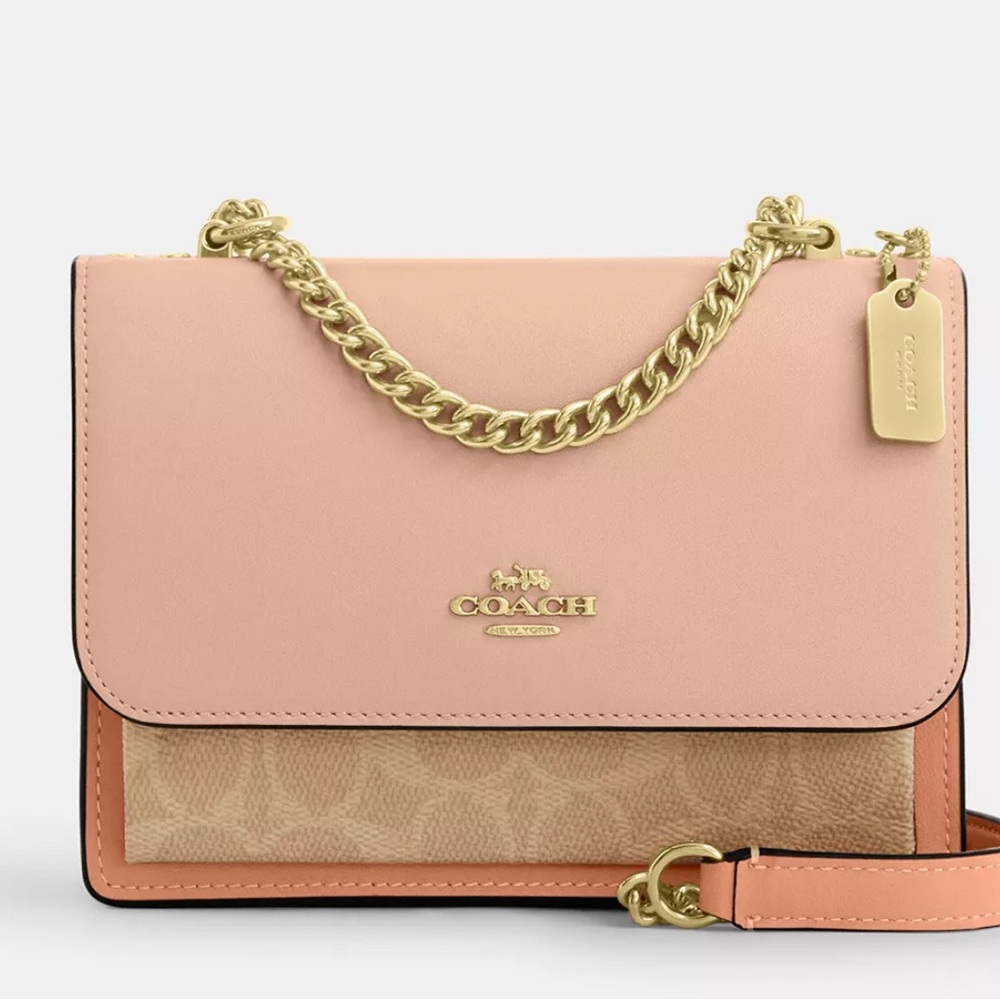 COACH Mini Klare Crossbody Bag In Colorblock Signature Canvas